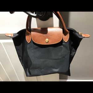 Longchamp mini nylon tote